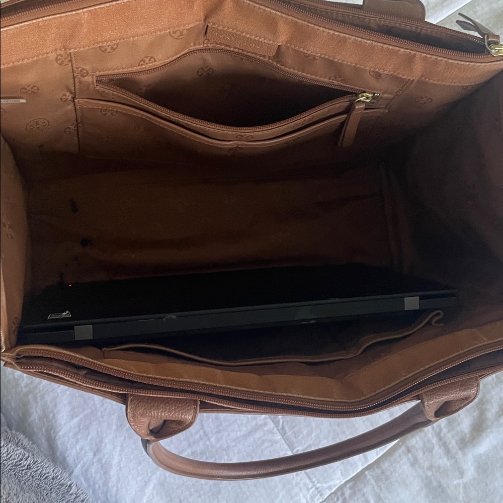 Tory Burch Tan Leather Tote - Picture 12 of 14